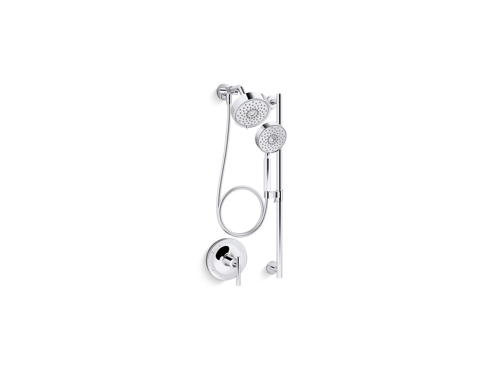 KOHLER K-22181 Purist Showering Kit, 2.5 gpm